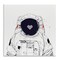 Stupell Industries Minimal Astronaut with Heart Wall Plaque Design by Balazs Solti